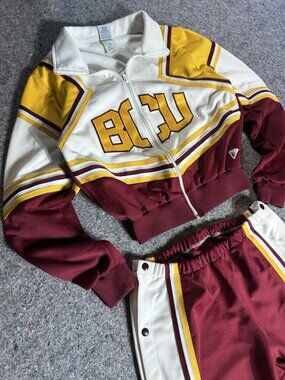 Vintage Varsity Spirit Fashions BCU Cheerleading Uniform Set L Size
